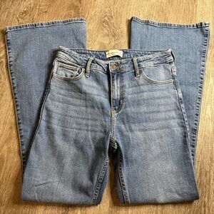 Abercrombie & Fitch Blue flare Leg Denim
